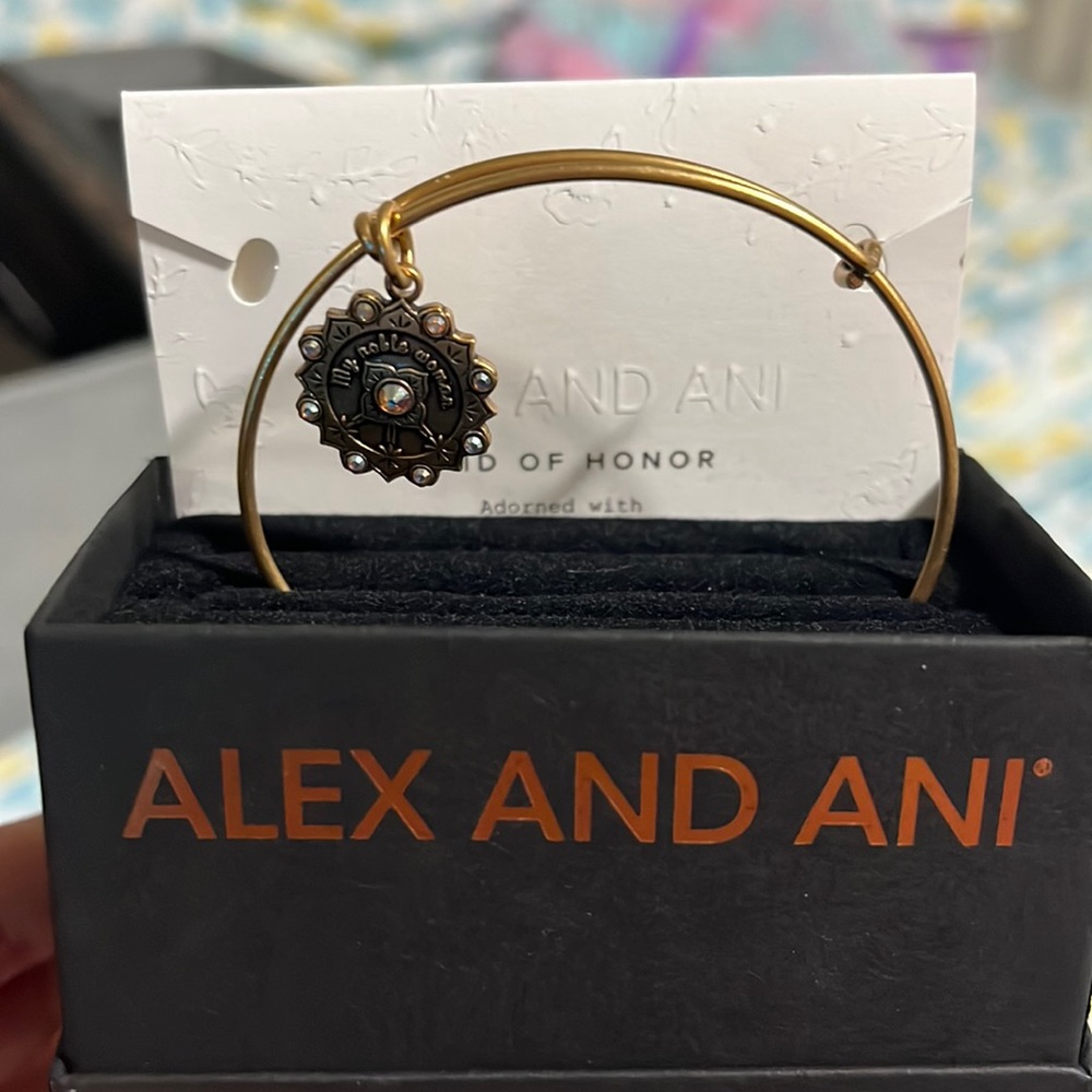 Alex and Ani Maid of Honor gold bracelet